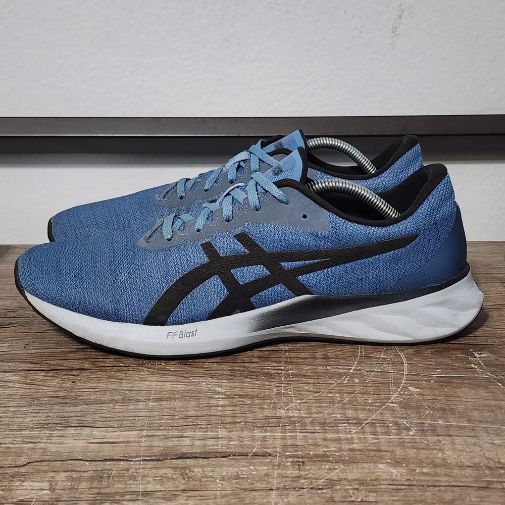 Asics Roadblast Men's Athletic Running Shoes Sneakers Size 11.5 Blue - Picture 1 of 9